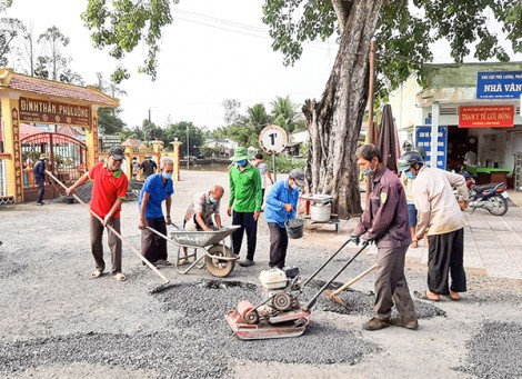 Vận động nhân dân làm theo gương Bác