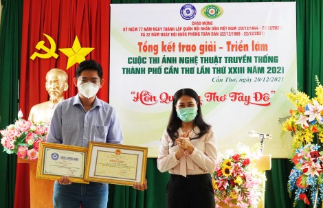 Trao giải Cuộc thi ảnh nghệ thuật truyền thống TP Cần Thơ năm 2021