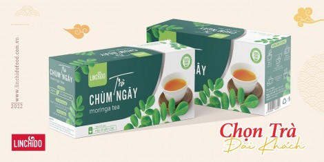 Ngày Xuân đãi khách với trà chùm ngây