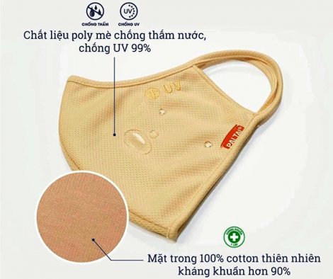 Khẩu trang vải kháng khuẩn với họa tiết Tết vui nhộn từ Paltal