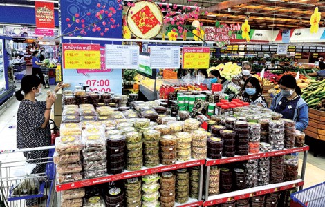 Siêu thị tăng thời gian phục vụ Tết, đảm bảo nguồn hàng