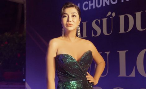Ca sĩ Cindy Thái Tài lộng lẫy tại Chung kết Cuộc thi Đại sứ Du Lịch Cửu Long 2021