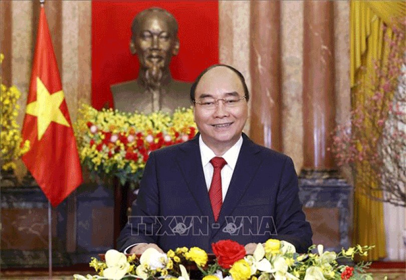 Chủ tịch Nước Nguyễn Xuân Phúc chúc Tết Nhâm Dần 2022