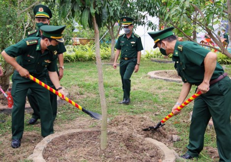 Bộ đội Biên phòng tỉnh Cà Mau phát động Tết trồng cây