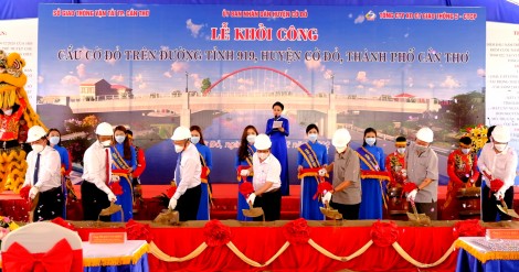 Cần Thơ: Khởi công dự án cầu Cờ Đỏ hơn 165 tỉ đồng
