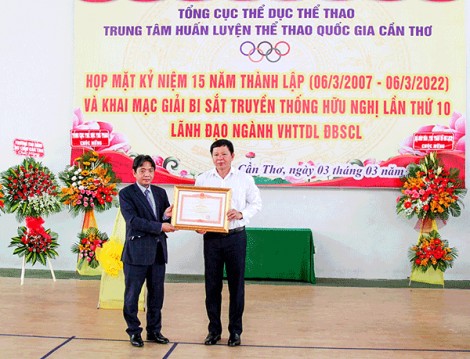 Trung tâm Huấn luyện Thể thao quốc gia Cần Thơ kỷ niệm 15 năm thành lập