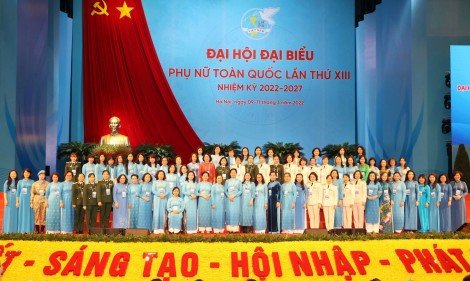 Bắt đầu chương trình làm việc của Đại hội đại biểu Phụ nữ toàn quốc lần thứ XIII