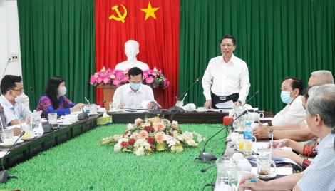 Đảm bảo tiến độ tổ chức Liên hoan Đờn ca tài tử quốc gia và Lễ hội Bánh dân gian Nam Bộ