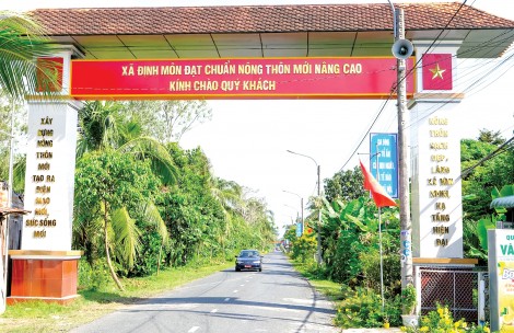 Định Môn xây dựng nông thôn mới kiểu mẫu