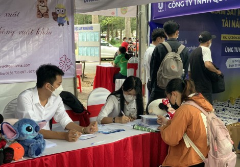 Ngày hội việc làm sinh viên Trường Đại học Cần Thơ