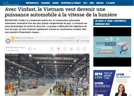 “Với VinFast, Việt Nam muốn trở thành một cường quốc ô tô với tốc độ ánh sáng”