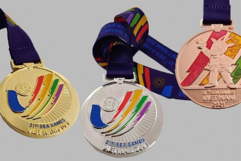 Ra mắt bộ huy chương SEA Games 31