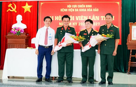Ðại hội hội viên Hội Cựu chiến binh Bệnh viện Ða khoa Hòa Hảo - Medic Cần Thơ