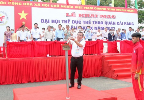 Quận Cái Răng khai mạc Đại hội Thể dục thể thao lần thứ IX