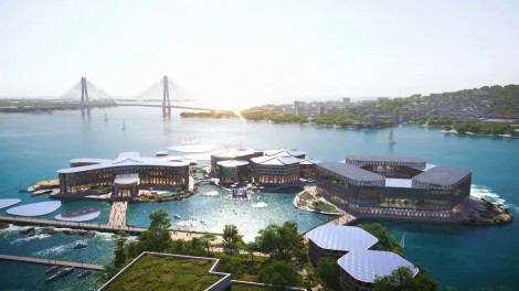 Xây thành phố nổi đối phó biến đổi khí hậu