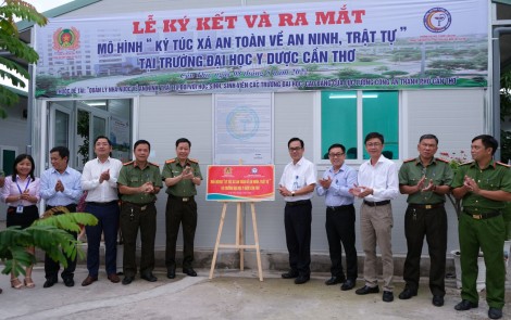 Ra mắt mô hình Ký túc xá an toàn về an ninh, trật tự