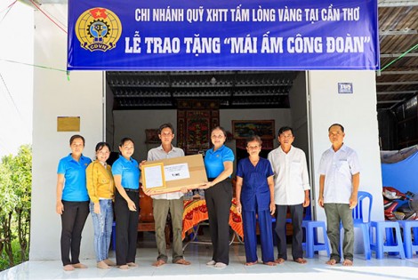 Nhiều hoạt động chăm lo đoàn viên công đoàn có hoàn cảnh khó khăn