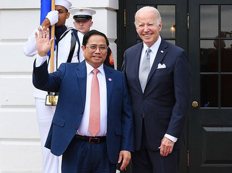 Thủ tướng Phạm Minh Chính gặp Tổng thống Hoa Kỳ Joseph Biden