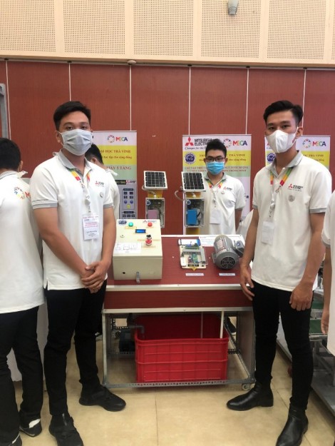 Sinh viên Trường ĐH Trà Vinh giành giải “Giải pháp bảo vệ môi trường” tại cuộc thi MECA 2021-2022