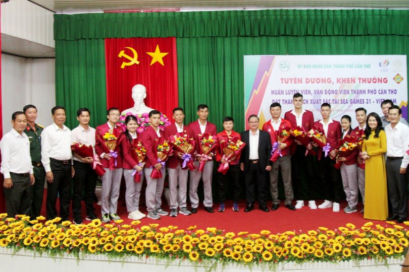 Tuyên dương HLV và VĐV Cần Thơ đạt thành tích cao tại SEA Games 31