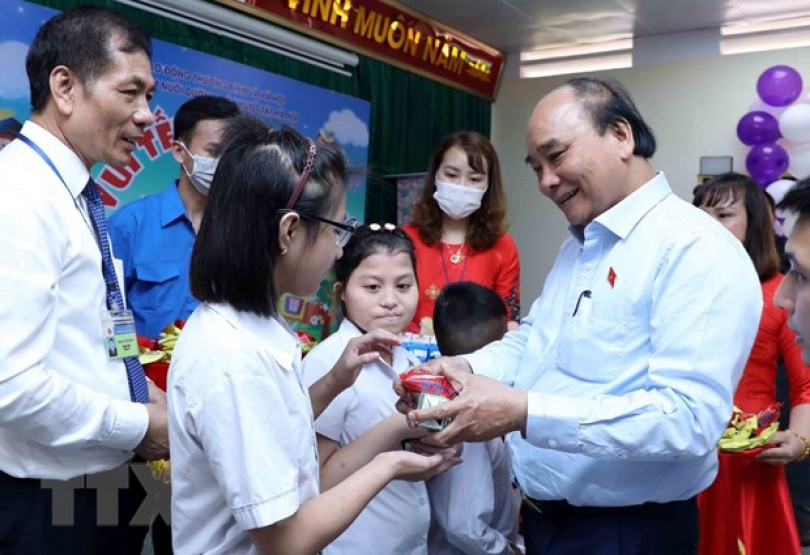 Chủ tịch nước Nguyễn Xuân Phúc: Tạo môi trường sống an toàn, thân thiện cho trẻ em