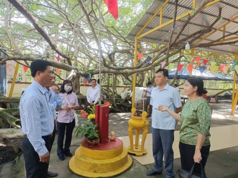 Khảo sát hoạt động thực tế tại các di tích trên địa bàn huyện Phong Điền