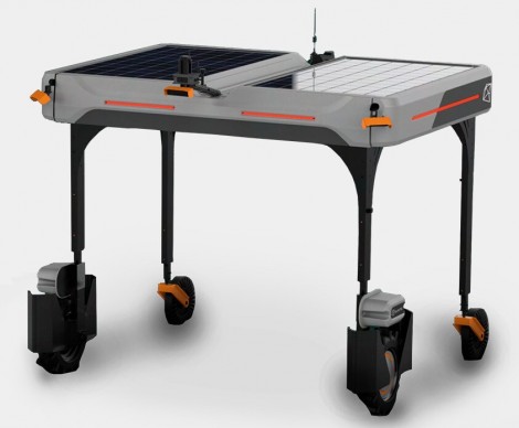 Robot giám sát sức khỏe cây trồng Solix