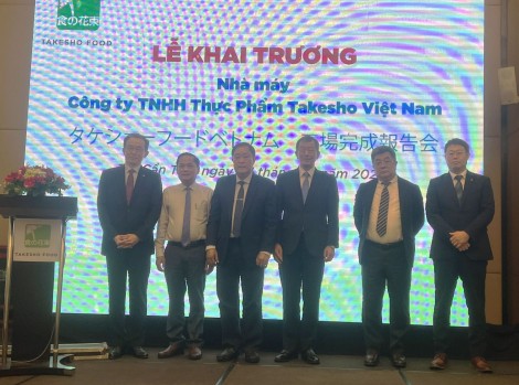 Khai trương nhà máy chế biến thực phẩm Takesho Food tại Cần Thơ