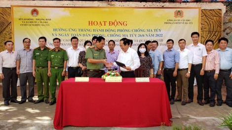 Ký kết kế hoạch phối hợp đảm bảo an ninh trật tự tại Cơ sở Cai nghiện ma túy TP Cần Thơ