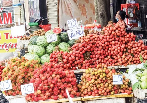 Giá nhiều loại trái cây giảm