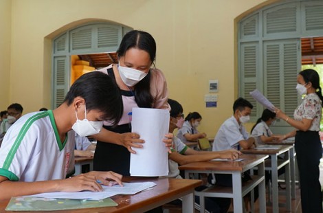 12.134 thí sinh làm thủ tục thi tốt nghiệp THPT năm 2022, đạt hơn 99%