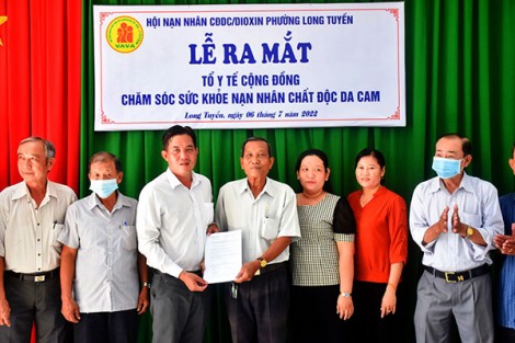 Ra mắt mô hình Tổ y tế cộng đồng chăm sóc sức khỏe nạn nhân chất độc da cam có hoàn cảnh đặc biệt khó khăn