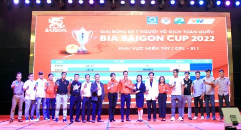 Ra mắt Giải Bóng đá 7 người vô địch toàn quốc tại khu vực miền Tây