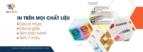 In An Khánh - đơn vị chuyên in tem nhãn nhiều năm kinh nghiệm