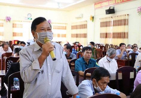 Cử tri huyện Phong Ðiền kiến nghị đầu tư xây dựng hạ tầng giao thông