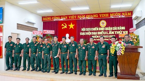 Ðại hội đại biểu Hội Cựu chiến binh quận Cái Răng lần thứ VII