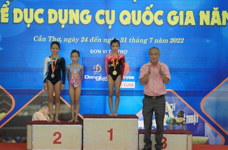 Bế mạc Giải vô địch trẻ, vô địch các nhóm tuổi môn Thể dục dụng cụ quốc gia 2022