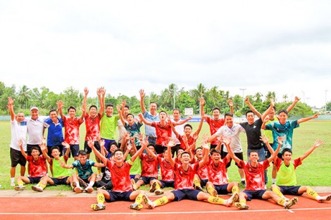 Chiếc vé dự vòng chung kết U15 quốc gia đầu tiên của Cần Thơ