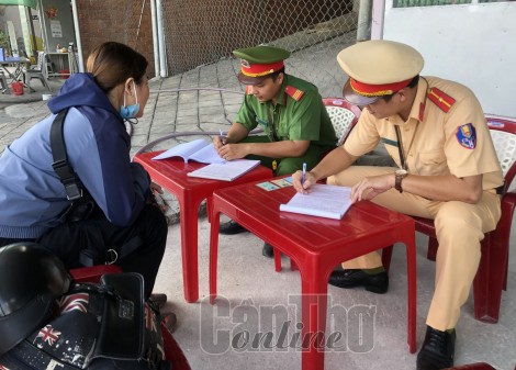 Kiểm tra, xử lý nghiêm hành vi vi phạm trật tự an toàn giao thông