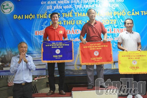 Đoạt thêm 3 HCV môn billards, Bình Thủy vươn lên đầu bảng tổng sắp huy chương