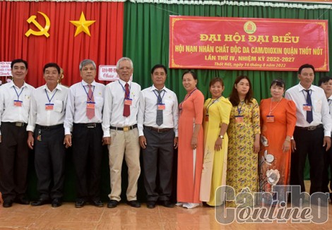 Đại hội đại biểu Hội nhân chất độc da cam/dioxin quận Thốt Nốt nhiệm kỳ 2022-2027