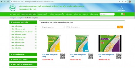 Thúc đẩy tiêu thụ các sản phẩm nông nghiệp bằng hình thức trực tuyến