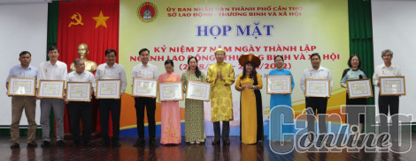 Họp mặt kỷ niệm 77 năm ngày thành lập ngành Lao động - Thương binh và Xã hội