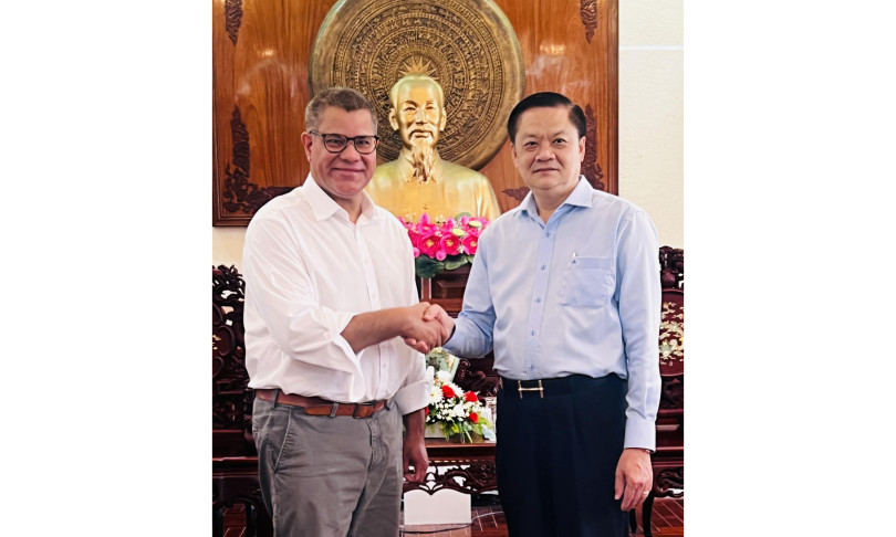 Lãnh đạo TP Cần Thơ tiếp Bộ trưởng, Chủ tịch COP26 Alok Sharma