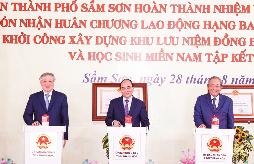 Chủ tịch nước dự lễ khởi công Khu lưu niệm đồng bào, chiến sĩ miền Nam tập kết ra Bắc