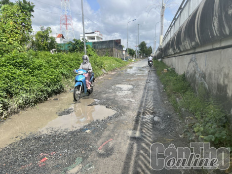 Đường dân sinh không đảm bảo an toàn giao thông