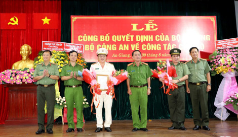Đại tá Lâm Phước Nguyên giữ chức vụ Giám đốc Công an tỉnh An Giang