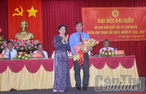 Đại hội đại biểu Hội Nạn nhân chất độc da cam/dioxin huyện Vĩnh Thạnh nhiệm kỳ 2022-2027