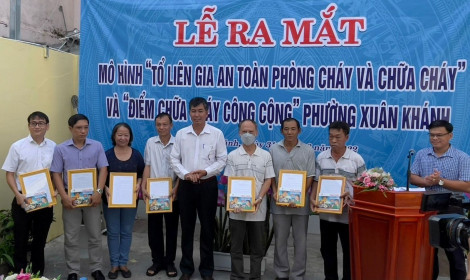 Ra mắt mô hình “Tổ liên gia an toàn về phòng cháy chữa cháy” và “Điểm chữa cháy công cộng”