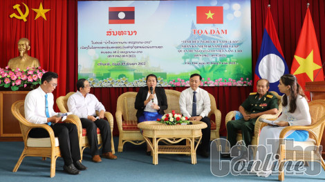 Tọa đàm “Tình hữu nghị Việt Nam - Lào”